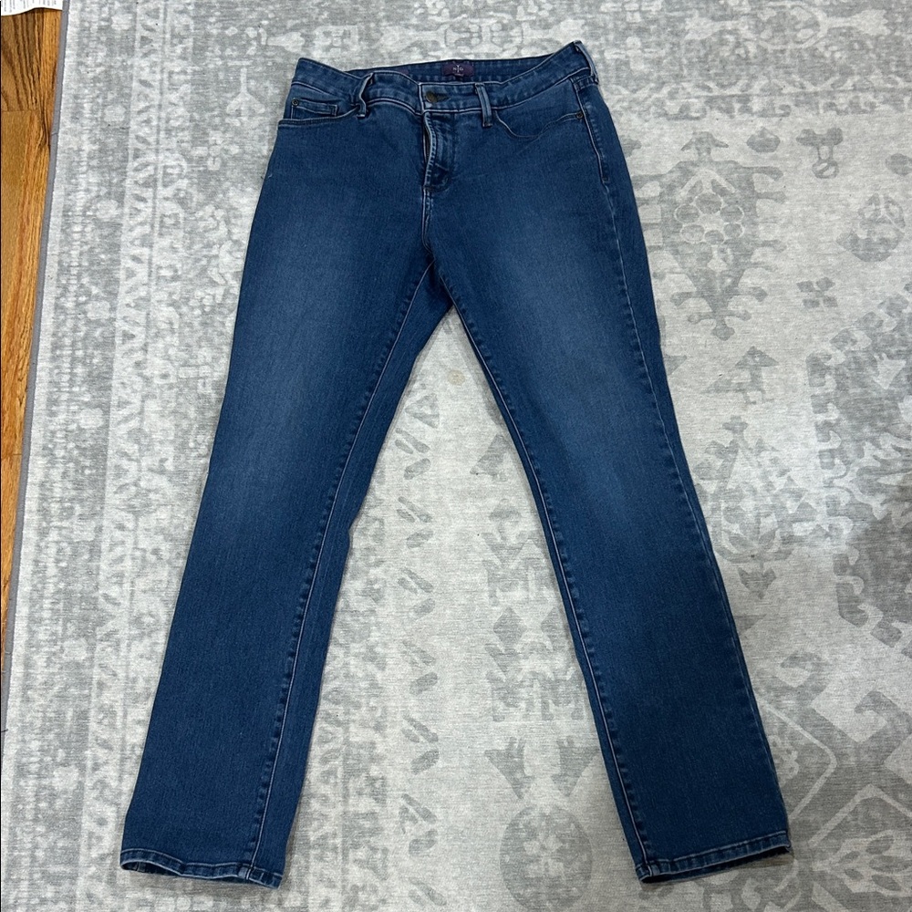 NYDJ Straight Leg Blue Jeans